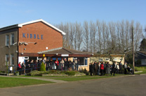 The current reception building at Kibble