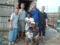 Staff and pupils in a shanty town in Ecuador, Global Citizenship project