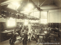 Example of a shoemakers workshop