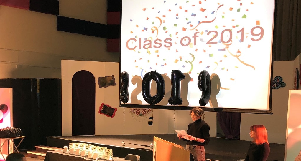 Awards ceremony for the class of 2019