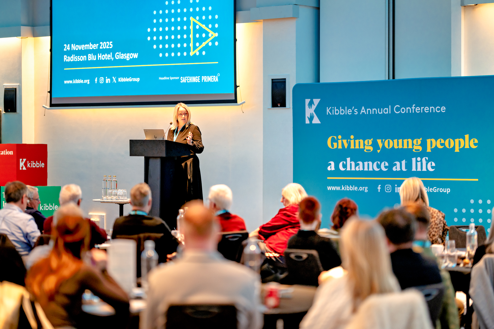 Kibble Conference Presentation and audience