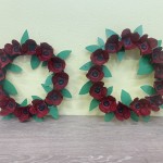 Handmade Poppy wreaths