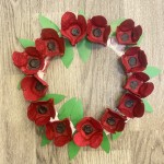 Handmade Poppy Wreath
